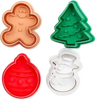 Mini Christmas Themed Cookie Cutter Set 4 Piece Plastic Molds Cake Decorating Tool
Mini Christmas Themed Cookie Cutter Set 4 Piece Plastic Molds Cake Decorating Tool