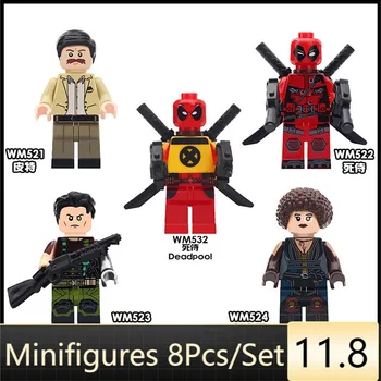 LEGO Blocks Figure Dolls 8Pcs/SetBrad Pitt Domino Deadpool Children Toy Gift Compatible Small building blocks with Lego
LEGO Blocks Figure Dolls 8Pcs/SetBrad Pitt Domino Deadpool Children Toy Gift Compatible Small building blocks with Lego