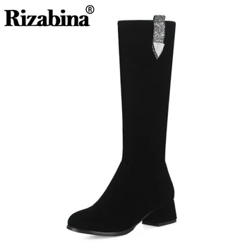 RIZABINA Women Knee Boots Crystal Shine Women Shoes Winter Fur Warm Long Boots Fashion Sexy Shoes Woman Footwear Size 33-41 
RIZABINA Women Knee Boots Crystal Shine Women Shoes Winter Fur Warm Long Boots Fashion Sexy Shoes Woman Footwear Size 33-41