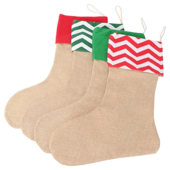 4pcs Christmas Stocking Practical Decorative Durable Santa Sock Hanging Pouch for Kids Christmas 
4pcs Christmas Stocking Practical Decorative Durable Santa Sock Hanging Pouch for Kids Christmas
