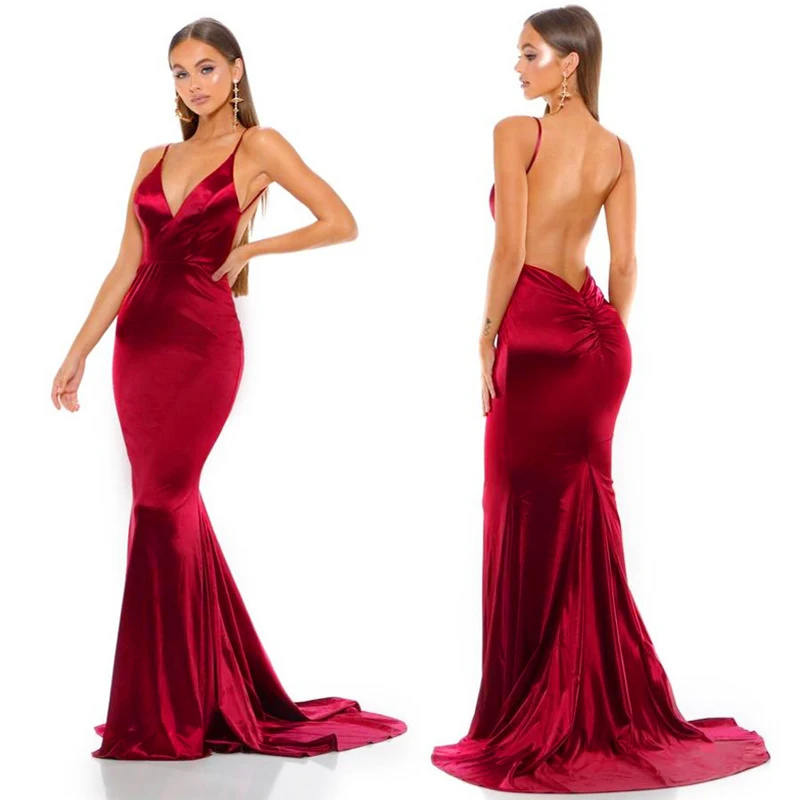 Burgundy Backless Maxi Dresses Green Evening Party Dresses V Neck Floor Length Elegant Open Back Mermaid Dresses
Burgundy Backless Maxi Dresses Green Evening Party Dresses V Neck Floor Length Elegant Open Back Mermaid Dresses