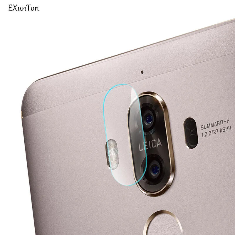 EXUNTON 2 шт. для Huawei Mate 9 Mate9 Pro 9Pro Mate9Pro супер прозрачный мягкий 7H задний объектив