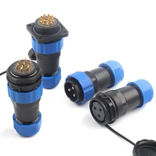 SP28 IP68 Waterproof Connector Electric Wire Cable Connector Plug Sockets Male&Female Docking /Flange/Nut /square 2-26Pin
SP28 IP68 Waterproof Connector Electric Wire Cable Connector Plug Sockets Male&Female Docking /Flange/Nut /square 2-26Pin