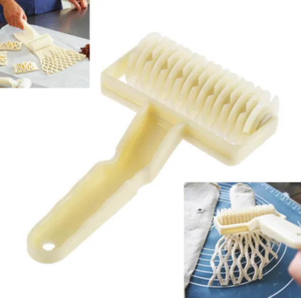 New Big size Pie Pizza Cookie Cutter Pastry Plastic Baking Tools Bakeware Embossing Dough Roller Lattice Cutter Craft
New Big size Pie Pizza Cookie Cutter Pastry Plastic Baking Tools Bakeware Embossing Dough Roller Lattice Cutter Craft