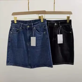 Women skirt 2020 summer new Casual wild lady A-line denim skirt 
Women skirt 2020 summer new Casual wild lady A-line denim skirt