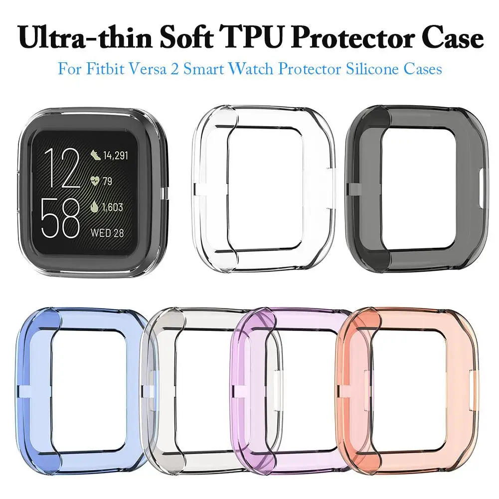 Soft TPU Smart Watch Frame Protective Case For Fitbit Versa 2 Anti-scratch Replacement Watch Shell Smartwatch Accessories
Soft TPU Smart Watch Frame Protective Case For Fitbit Versa 2 Anti-scratch Replacement Watch Shell Smartwatch Accessories