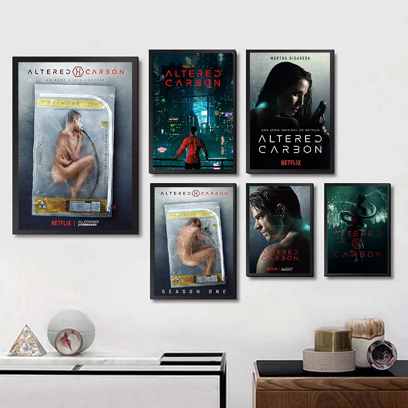 Altered Carbon Season Poster Clear Image Wall Stickers Home Decoration High Quality Prints White Coated Paper home art Brand | Дом и сад