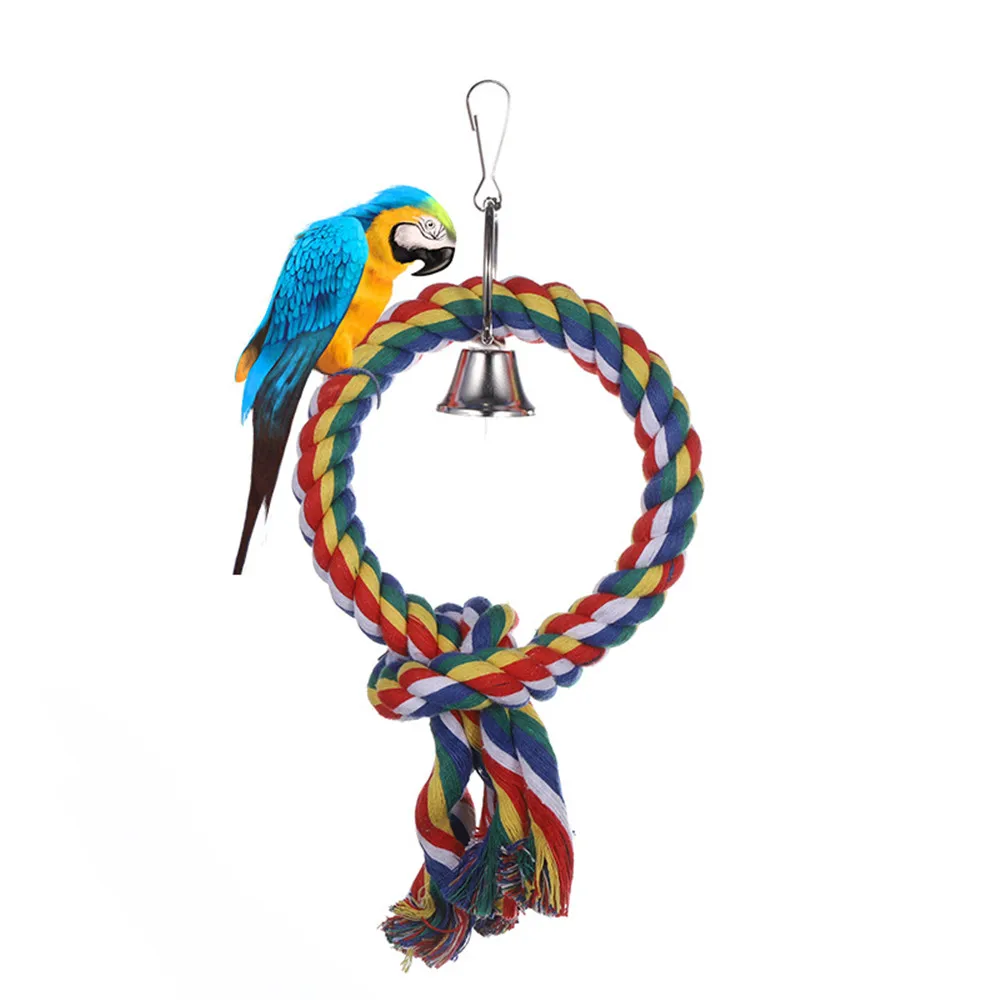 Bird Toys Round Circle Rings Climbing Rings Large, Medium and Small Parrot Climbing Ropes Cotton Rope Slings Toys
Bird Toys Round Circle Rings Climbing Rings Large, Medium and Small Parrot Climbing Ropes Cotton Rope Slings Toys