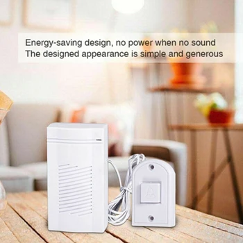 Smart Wired Door Bell Easily Installation Home Garage Office Restaurant Retail Stores Doorbell Security Accessories
Smart Wired Door Bell Easily Installation Home Garage Office Restaurant Retail Stores Doorbell Security Accessories