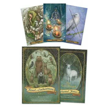 78pcs Forest Of Enchantment Tarot Cards Divination Fate Oracle Card Games English Family Friend Playing Table Deck Board Game
78pcs Forest Of Enchantment Tarot Cards Divination Fate Oracle Card Games English Family Friend Playing Table Deck Board Game