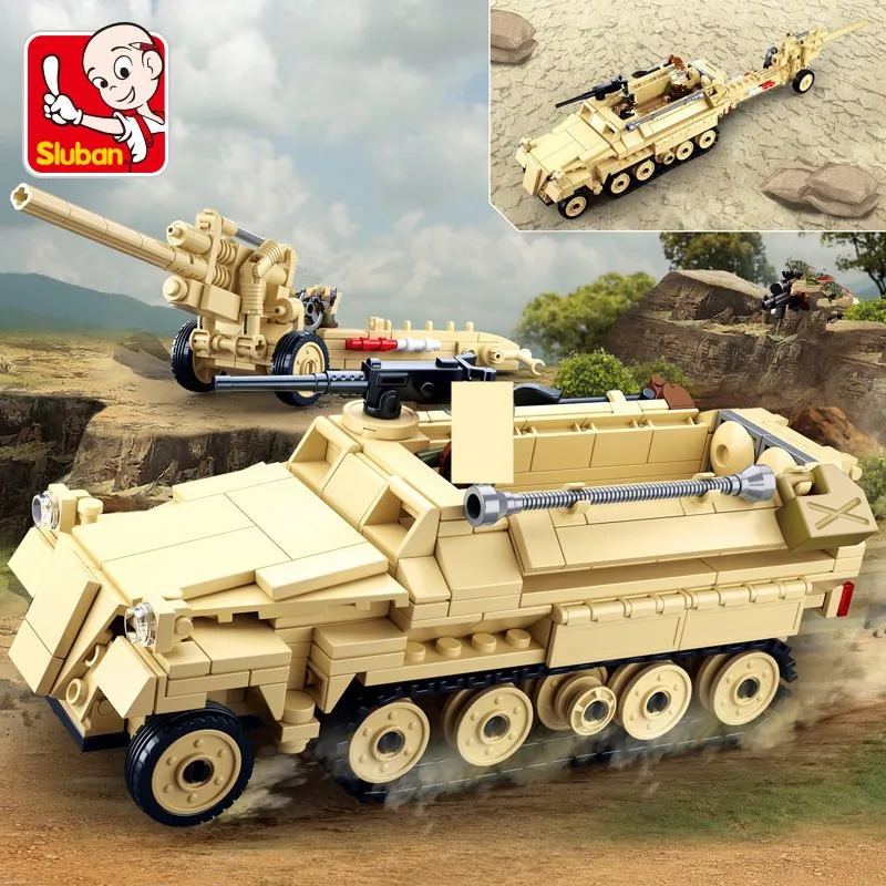460Pcs Military K18 105mm Cannon Artillery Half-track Vehicle Building Blocks 3 Figures Bricks Brinquedos Kids Educational Toys
460Pcs Military K18 105mm Cannon Artillery Half-track Vehicle Building Blocks 3 Figures Bricks Brinquedos Kids Educational Toys