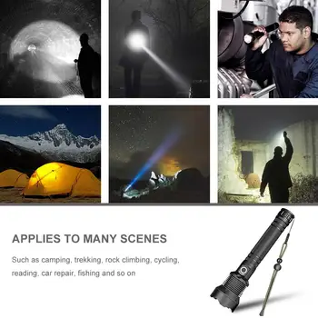 XHP50 XHP70 Micro-USB Rechargeable Flashlight 20W/40W Outdoor Camping Light Scope of application Outdoor Night Travel
XHP50 XHP70 Micro-USB Rechargeable Flashlight 20W/40W Outdoor Camping Light Scope of application Outdoor Night Travel