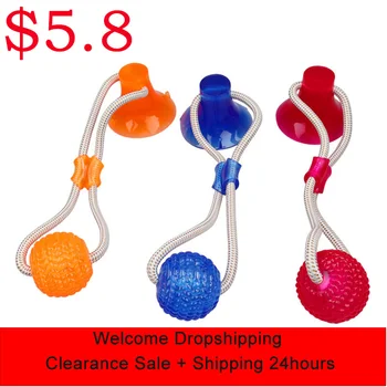 Pet Toys with Suction Cup Dog Push Toy with TPR Ball Pet Tooth Cleaning Chewing Rubber Dog Toys for Small Dogs Rubber Dog Toy
Pet Toys with Suction Cup Dog Push Toy with TPR Ball Pet Tooth Cleaning Chewing Rubber Dog Toys for Small Dogs Rubber Dog Toy