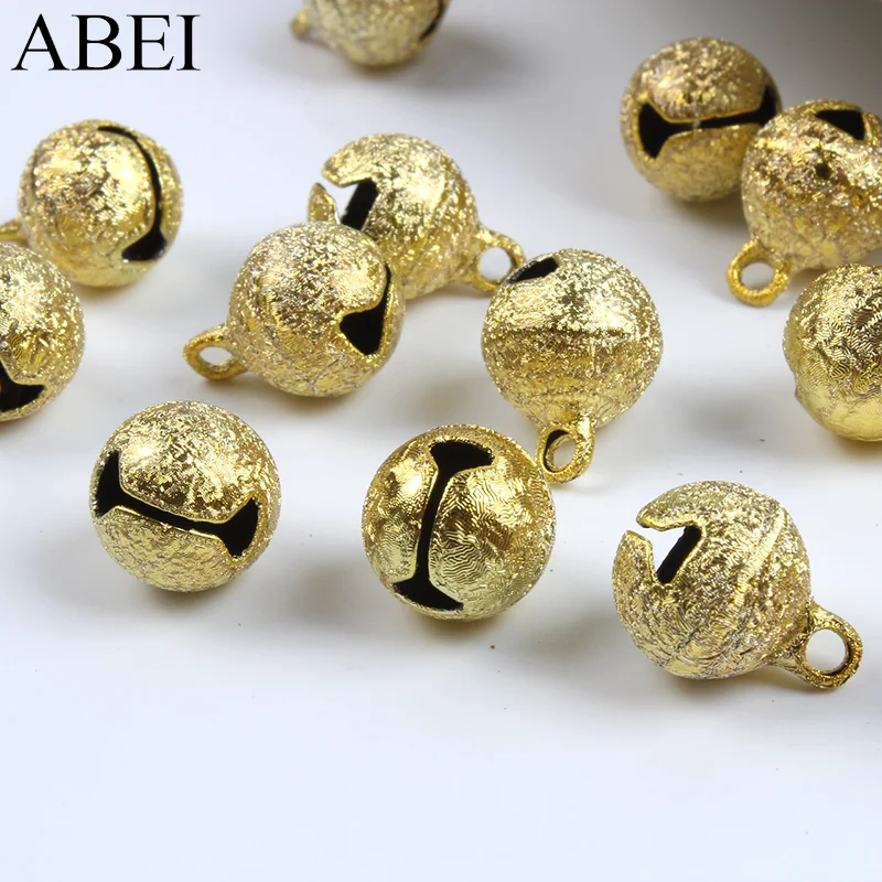 50pcs 10mm Copper Bells DIY Crafts Accessories Christmas Gingle bell Wedding party Decoration Matte Gold Bell
50pcs 10mm Copper Bells DIY Crafts Accessories Christmas Gingle bell Wedding party Decoration Matte Gold Bell
