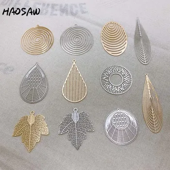 HAOSAW Choose 6Pcs/Lot Jewelry Accessories/Charms/Copper Slice/DIY Parts/Earrings Jewelry Making/Hand Made/Earring Findings 
HAOSAW Choose 6Pcs/Lot Jewelry Accessories/Charms/Copper Slice/DIY Parts/Earrings Jewelry Making/Hand Made/Earring Findings