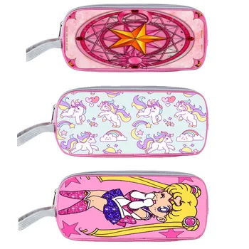 Anime Pretty Soldier Sailor Moon/ CARDCAPTOR SAKURA / unicorn Cosmetic Cases Girls Children Pencil Holder Case Kids cartoon Bag
Anime Pretty Soldier Sailor Moon/ CARDCAPTOR SAKURA / unicorn Cosmetic Cases Girls Children Pencil Holder Case Kids cartoon Bag