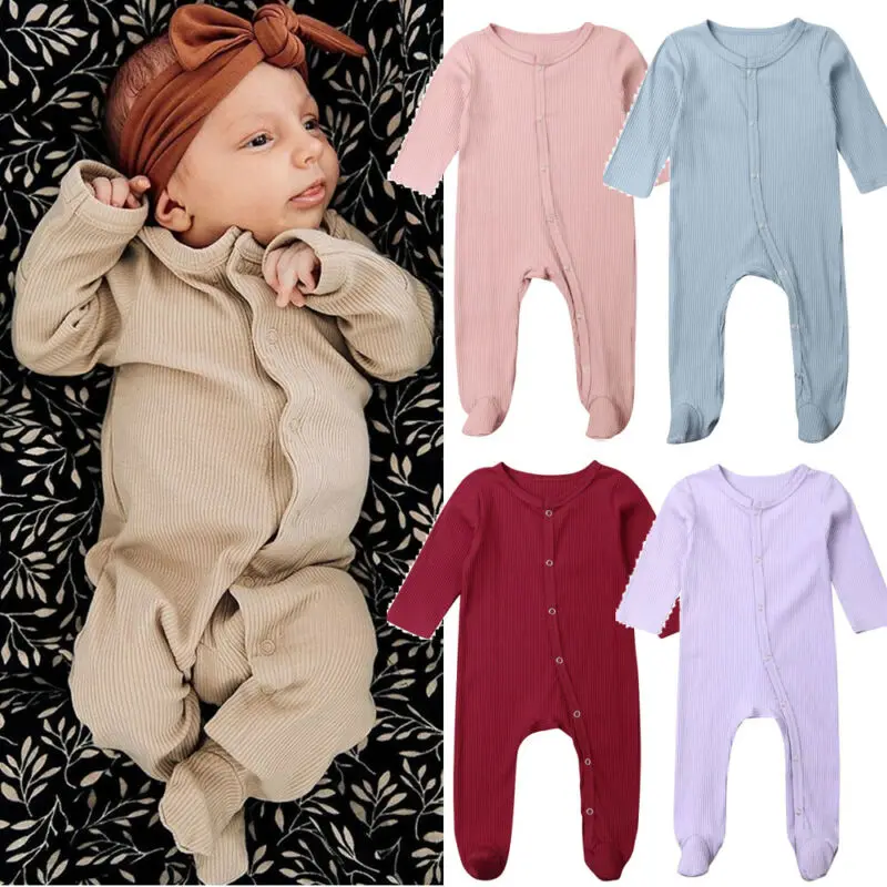 2019 Autumn Infant Baby Boy Girl Romper Cotton Clothes Solid Long Sleeve O-Neck Jumpsuit Unisex Baby Rompers 0-6Months
2019 Autumn Infant Baby Boy Girl Romper Cotton Clothes Solid Long Sleeve O-Neck Jumpsuit Unisex Baby Rompers 0-6Months