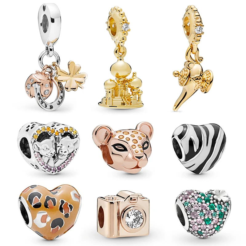 2Pcs/lot Silver Dinosaurs Simba & Nana Zebra Stripes Charms Beads Fit Pandora Bracelets Necklace DIY For Women Jewelry 45styles
2Pcs/lot Silver Dinosaurs Simba & Nana Zebra Stripes Charms Beads Fit Pandora Bracelets Necklace DIY For Women Jewelry 45styles