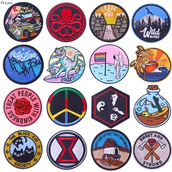 Prajna Cartoon Round Patch Iron On Patches On Clothes Embroidered Patches For Clothing Badge Stripe On T-shirt DIY Cloth Appliqu
Prajna Cartoon Round Patch Iron On Patches On Clothes Embroidered Patches For Clothing Badge Stripe On T-shirt DIY Cloth Appliqu