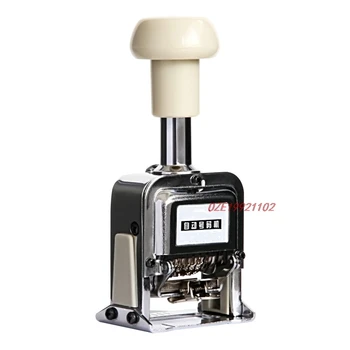 1 pcs number machine 6 position automatic numbering machine into the number coding page chapter marking machine digital stamp
1 pcs number machine 6 position automatic numbering machine into the number coding page chapter marking machine digital stamp