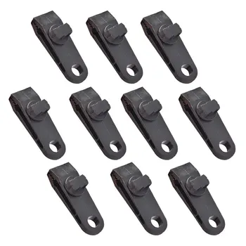 10pcs Plastic Fixed Outdoor Hangers Mini Awning Tarp Windproof Hook Clamp Set Buckle Tent Clips Survival Grommet Black 
10pcs Plastic Fixed Outdoor Hangers Mini Awning Tarp Windproof Hook Clamp Set Buckle Tent Clips Survival Grommet Black