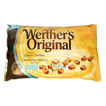 Werther's Original Sugar Free Coffee Cream Candy - 2 Packs of 1000 g - Total: 2000 g
Werther's Original Sugar Free Coffee Cream Candy - 2 Packs of 1000 g - Total: 2000 g