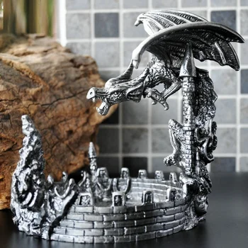 European Retro Metal Dragon Ashtray Fashion Office Ashtray Multifunction Zinc Alloy Craft Home Decoration Boy Gift R3713 
European Retro Metal Dragon Ashtray Fashion Office Ashtray Multifunction Zinc Alloy Craft Home Decoration Boy Gift R3713