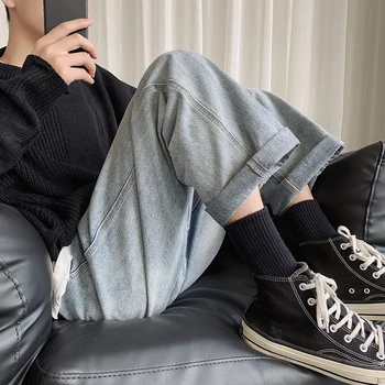 2019 New Large Size Cotton Japanese Thick Winter Plus Velvet Simple Straight Thickening Loose Version Men's Casual Jeans 
2019 New Large Size Cotton Japanese Thick Winter Plus Velvet Simple Straight Thickening Loose Version Men's Casual Jeans