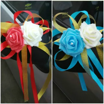 6pcs/set Korean Car Decoration Rose Bow Ribbon Car Simulation Car Rearview Mirror Handle Flower Decoration
6pcs/set Korean Car Decoration Rose Bow Ribbon Car Simulation Car Rearview Mirror Handle Flower Decoration
