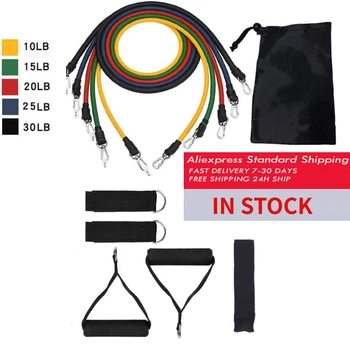 FREE SHIPPING 11Pcs Resistance Bands Set Expander Rubber Band Elastic Band Home tools bandas elasticas elastico para ginastica
FREE SHIPPING 11Pcs Resistance Bands Set Expander Rubber Band Elastic Band Home tools bandas elasticas elastico para ginastica