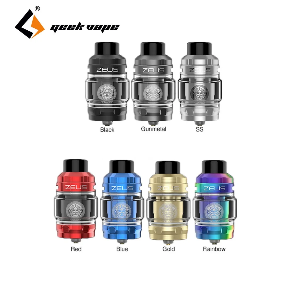 Original Geekvape Zeus Subohm Tank 2ml/5ml Capacity with 0.4ohm & 0.2ohm Mesh Z1 Coil E-cig Vape Tank VS Zeus X/ Zeus Dual
Original Geekvape Zeus Subohm Tank 2ml/5ml Capacity with 0.4ohm & 0.2ohm Mesh Z1 Coil E-cig Vape Tank VS Zeus X/ Zeus Dual