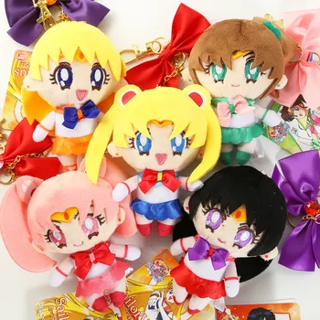 1pcs Japan cartoon Sailor Moon 25th anniversary plush toys Small pendant 10CM 6kinds WJ01
1pcs Japan cartoon Sailor Moon 25th anniversary plush toys Small pendant 10CM 6kinds WJ01