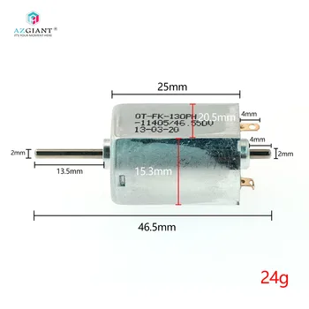 Dual output shaft 130 motor FK-130PH 11405 carbon brush 6V 10200RPM high speed micro DC motor
Dual output shaft 130 motor FK-130PH 11405 carbon brush 6V 10200RPM high speed micro DC motor