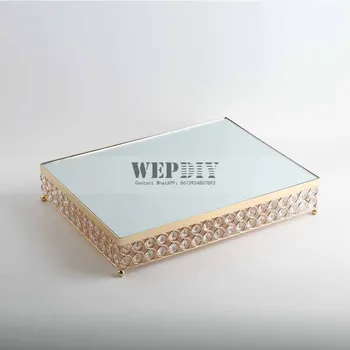 European-style metal rectangular fruit plate shelf living room luxury crystal plating swing plate decorative mirror bottom tray
European-style metal rectangular fruit plate shelf living room luxury crystal plating swing plate decorative mirror bottom tray