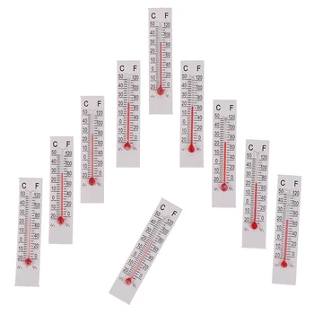 10 Pcs 5cmX1.1cm Miniature Paper Cardboard Thermometer Indoor -20-50 Celsius
10 Pcs 5cmX1.1cm Miniature Paper Cardboard Thermometer Indoor -20-50 Celsius