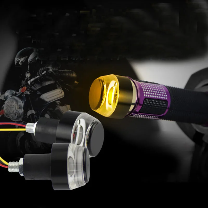 12V Motorcycle Handlebar End LED Turn Signal Light Motorbike Handle Bar Grip Side Direction Light Lamp Modified aluminum 12LED
12V Motorcycle Handlebar End LED Turn Signal Light Motorbike Handle Bar Grip Side Direction Light Lamp Modified aluminum 12LED