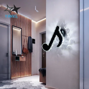 Nordic crystal wall lamps simple romantic bedside aisle lights LED living room bedroom hallway background wall decorative lights
Nordic crystal wall lamps simple romantic bedside aisle lights LED living room bedroom hallway background wall decorative lights