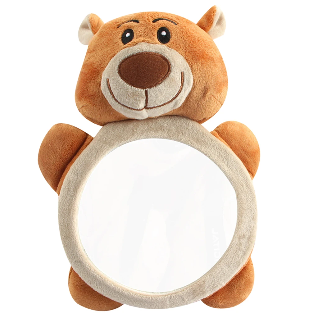 Soft Bear frame Baby Car Mirror, Rear Facing Mirrors, Backseat Baby Mirror, Rear View Car Mirror, Shatterproof Soft Bear frame Baby Car Mirror, Rear Facing Mirrors, Backseat Baby Mirror, Rear View Car Mirror, Shatterproof