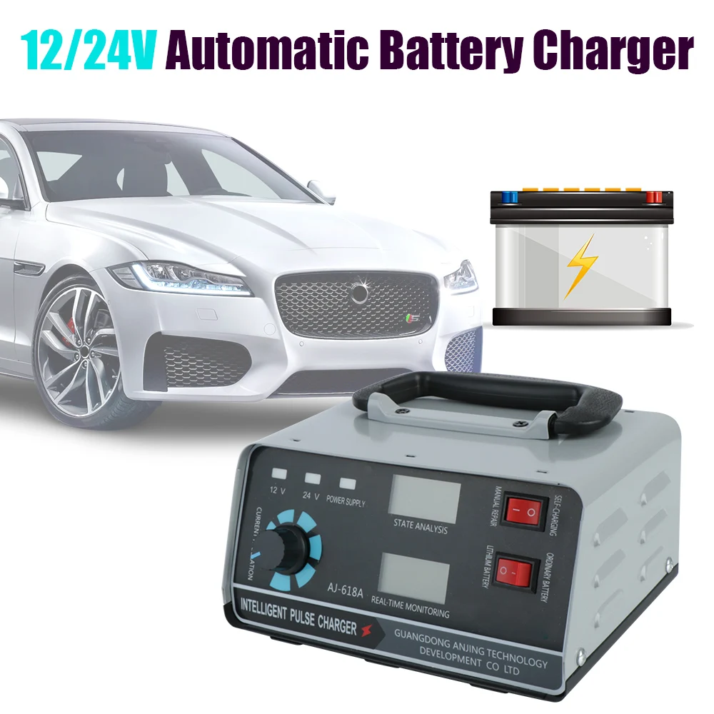 Five-Stage Power Puls Repair Chargers For Car Truck Boat Motorcycle 12V/24V Digital LCD Display 400W Automatic Battery-chargers
Five-Stage Power Puls Repair Chargers For Car Truck Boat Motorcycle 12V/24V Digital LCD Display 400W Automatic Battery-chargers