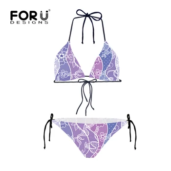 FORUDESIGNS Sexy Lace Up Design Women's Swimsuit Bangage Girls Bikini Sets 2 Piece Summer Swimming Suit Padded Bathing Suit 2020
FORUDESIGNS Sexy Lace Up Design Women's Swimsuit Bangage Girls Bikini Sets 2 Piece Summer Swimming Suit Padded Bathing Suit 2020