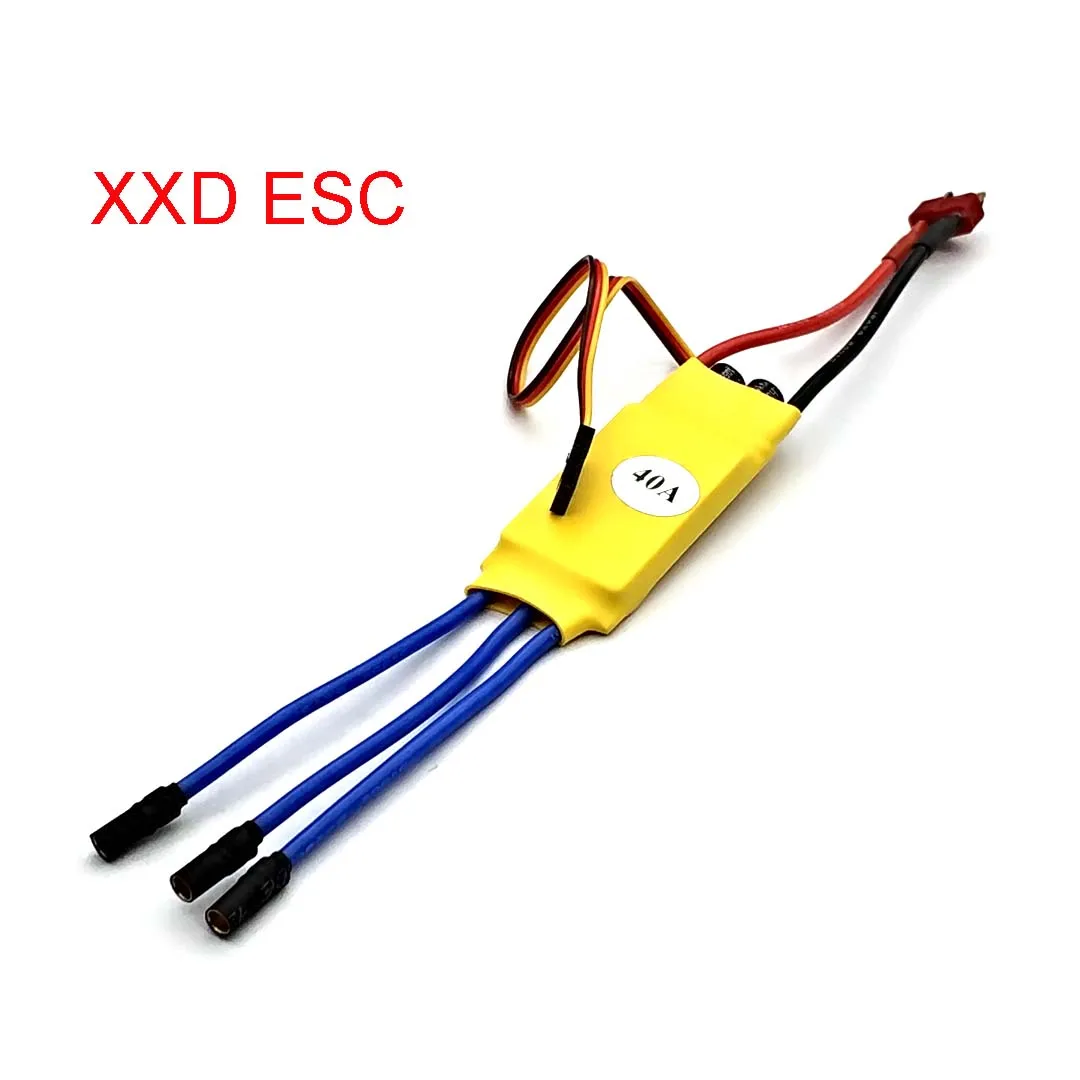 Бесщеточный двигатель XXD HW30A 30A HW40A 40A ESC для радиоуправляемых моделей самолетов и