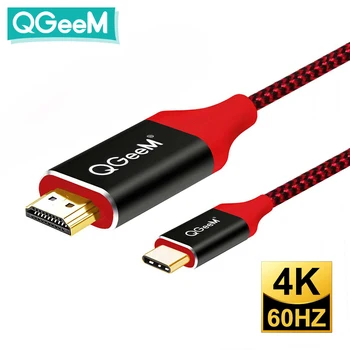 QGeeM USB C to HDMI 4K 60Hz Cable USB Type C to HDMI Adapter USB-C HDMI Thunderbolt 3 Converter for MacBook Huawei Samsung S10
QGeeM USB C to HDMI 4K 60Hz Cable USB Type C to HDMI Adapter USB-C HDMI Thunderbolt 3 Converter for MacBook Huawei Samsung S10