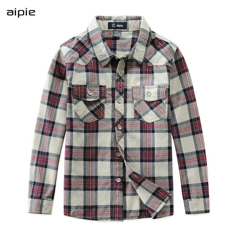Children Plaid Shirts good quality Cotton 100% Long-sleeved Boy's shirts For 3-12 Year kids clothing spring/autumn wear
Children Plaid Shirts good quality Cotton 100% Long-sleeved Boy's shirts For 3-12 Year kids clothing spring/autumn wear