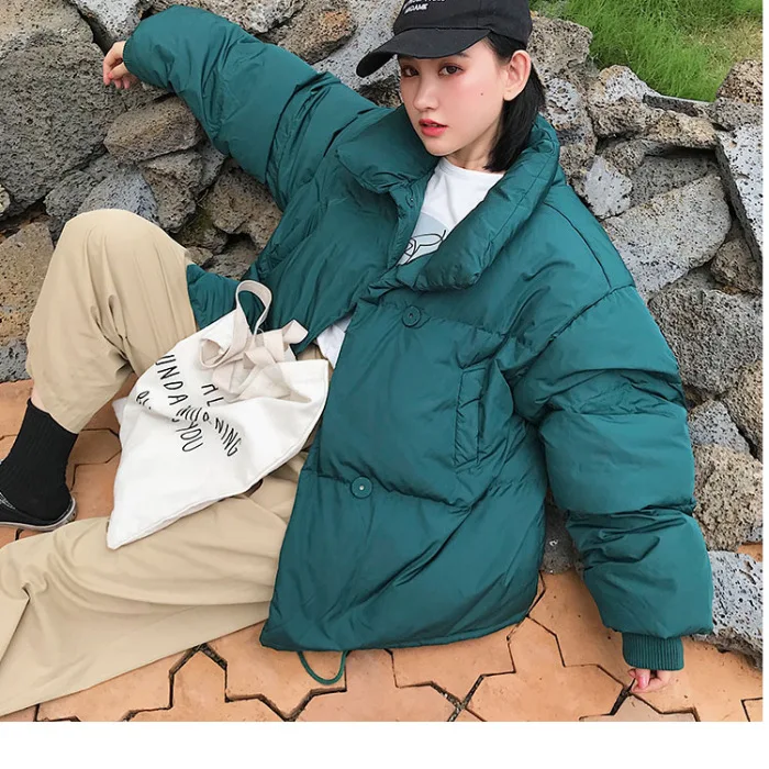 Kemai Photo Shoot Korean-style New Style Large Size Thick down Coat down Jacket Woman Cotton Dress Students Stand Collar Short C
Kemai Photo Shoot Korean-style New Style Large Size Thick down Coat down Jacket Woman Cotton Dress Students Stand Collar Short C