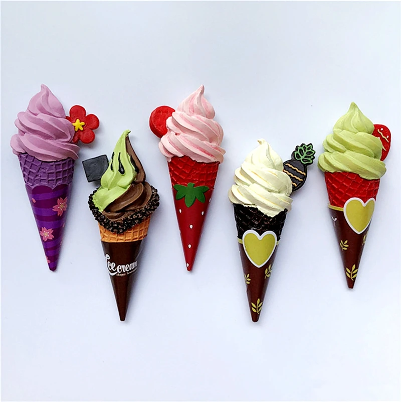New Hand-made Painted Ice Cream Cone Stick 3D Fridge Magnets Tourism Souvenirs Refrigerator Magnetic Stickers Gift
New Hand-made Painted Ice Cream Cone Stick 3D Fridge Magnets Tourism Souvenirs Refrigerator Magnetic Stickers Gift