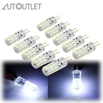 AUTOUTLET 10 pcs AC/DC12V G4 High power 1.5W LED bulb Used directly, G4 LED bulbs without change of transformer Free shipping
AUTOUTLET 10 pcs AC/DC12V G4 High power 1.5W LED bulb Used directly, G4 LED bulbs without change of transformer Free shipping