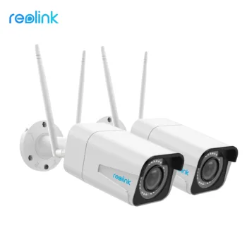 Reolink WiFi Camera 5MP HD 2.4Ghz/5Ghz 4x Optical Zoom Security IP Camera with Built-in Micro SD Card Slot RLC-511W 2 Pack
Reolink WiFi Camera 5MP HD 2.4Ghz/5Ghz 4x Optical Zoom Security IP Camera with Built-in Micro SD Card Slot RLC-511W 2 Pack