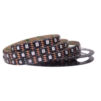 Led strip Lights Waterproof Epoxy 5M 16.4Ft APA102C DC 5V 60LEDs/m Addressable Pixel Magic LED Strip Light PCB Black
Led strip Lights Waterproof Epoxy 5M 16.4Ft APA102C DC 5V 60LEDs/m Addressable Pixel Magic LED Strip Light PCB Black