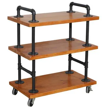 Bar Serving Cart Home Rustic Mobile Kitchen Serving cart,Industrial Vintage Style Wood Metal Serving Trolley Wine Storage Shelf
Bar Serving Cart Home Rustic Mobile Kitchen Serving cart,Industrial Vintage Style Wood Metal Serving Trolley Wine Storage Shelf