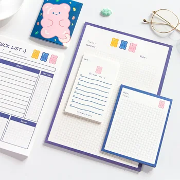 SIXONE 30 sheets Creative Bear Avocado Bread Note Book Kawaii Message Plan Note Paper Memo Pad Diary Stationery Planner Stickers
SIXONE 30 sheets Creative Bear Avocado Bread Note Book Kawaii Message Plan Note Paper Memo Pad Diary Stationery Planner Stickers